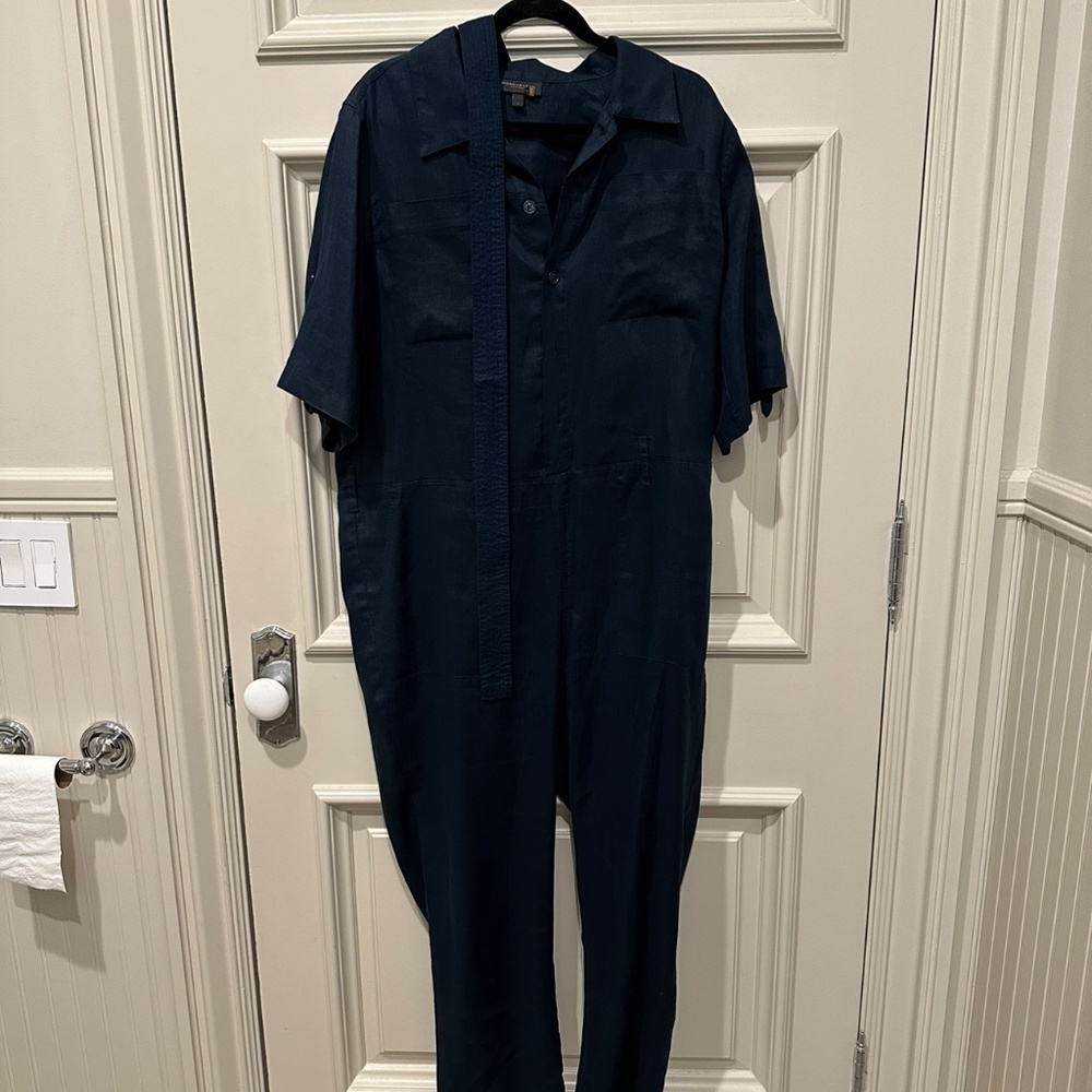 Donna Karen, navy jumpsuit